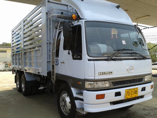 ขาย 10 ล้อ เพลาเดียว รถล่อง กระบะเหล็ก ฮีโน่ สมอ เงิน FL 1 J 210