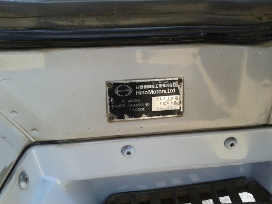 ขาย 10 ล้อ เพลาเดียว รถล่อง กระบะเหล็ก ฮีโน่ สมอ เงิน FL 1 J 210