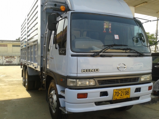 ขาย 10 ล้อ เพลาเดียว รถล่อง กระบะเหล็ก ฮีโน่ สมอ เงิน FL 1 J 210