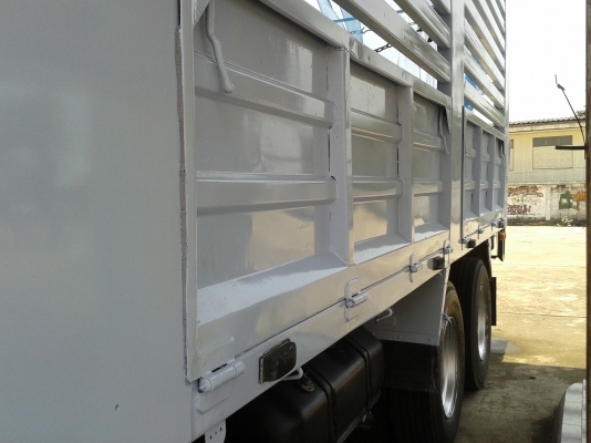 ขาย 10 ล้อ เพลาเดียว รถล่อง กระบะเหล็ก ฮีโน่ สมอ เงิน FL 1 J 210