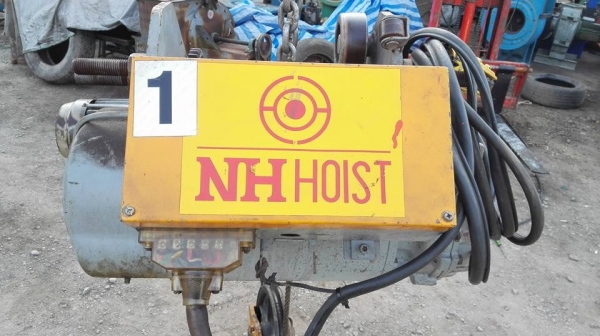 รอกสริงพร้อมตัววิ่ง NH HOIST Made in JAPAN ขนาด 2.5 ตัน สดนอกแปลงระบบไฟเป็น 380V. บ้านเราพร้อมใช้งาน!!