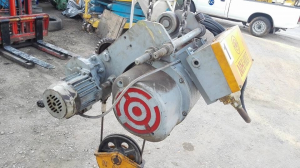 รอกสริงพร้อมตัววิ่ง NH HOIST Made in JAPAN ขนาด 2.5 ตัน สดนอกแปลงระบบไฟเป็น 380V. บ้านเราพร้อมใช้งาน!!