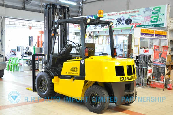 ขายรถโฟล์คลิฟท์มือสอง SUMITOMO FD40PVII-D4E-00104 ราคา 395,000 สภาพเดิมจากญี่ปุ่น ไม่เคยใช้งานในประเทศไทย