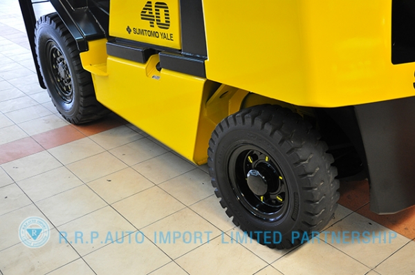 ขายรถโฟล์คลิฟท์มือสอง SUMITOMO FD40PVII-D4E-00104 ราคา 395,000 สภาพเดิมจากญี่ปุ่น ไม่เคยใช้งานในประเทศไทย