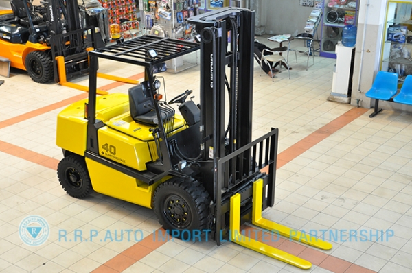 ขายรถโฟล์คลิฟท์มือสอง SUMITOMO FD40PVII-D4E-00104 ราคา 395,000 สภาพเดิมจากญี่ปุ่น ไม่เคยใช้งานในประเทศไทย