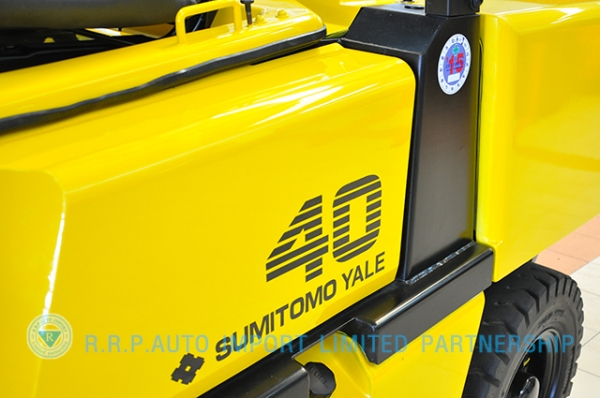 ขายรถโฟล์คลิฟท์มือสอง SUMITOMO FD40PVII-D4E-00104 ราคา 395,000 สภาพเดิมจากญี่ปุ่น ไม่เคยใช้งานในประเทศไทย