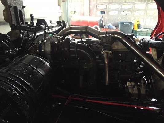 FUSO SN527-MA 6D17-220HPโบอินเตอร์ เกียร์อิตั่น 12ล้อดั้มสวยทั้งคัน