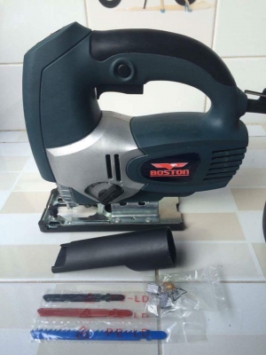 เลื่อยจิ๊กซอ ยี่ห้อ BOSTON แบบใช้แสงเลเซอร์นำทางการตัดมองเห็นชัด