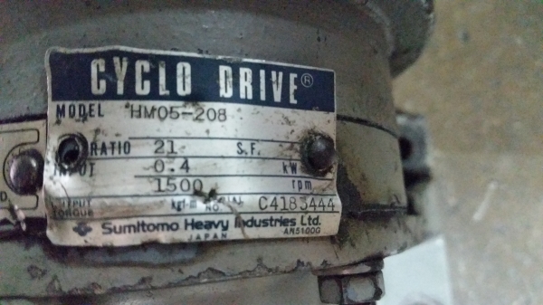 ขายมอเตอร์เกียร์ Cyclo drive Sumitomo 1ต่อ 21 ขายมอเตอร์เกียร์ Cyclo drive Sumitomo 1ต่อ 21