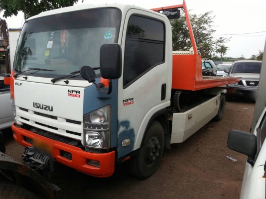 รถอีซุซุ 6 ล้อ ( รถสไลด์ ) NPR 150 แรงม้า ปี 56.  ( รถวิ่ง 29x,xxx กม. )         สนใจติดต่อ  081 - 6079515