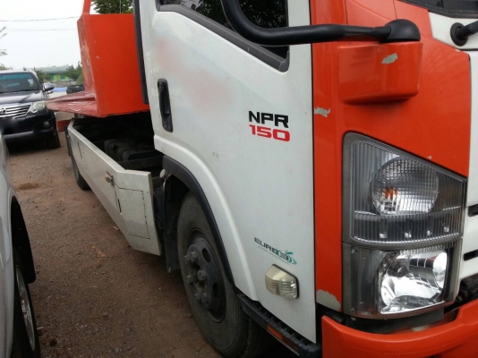 รถอีซุซุ 6 ล้อ ( รถสไลด์ ) NPR 150 แรงม้า ปี 56.  ( รถวิ่ง 29x,xxx กม. )         สนใจติดต่อ  081 - 6079515