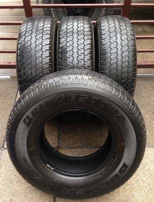 ยาง Bridgestone 255 70 15 ปลายปี11 ดอกเต็ม ไม่มีปะ ราคาไม่แพง