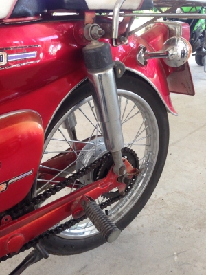 Honda c70 รถเครื่องเดิมทะเบียน