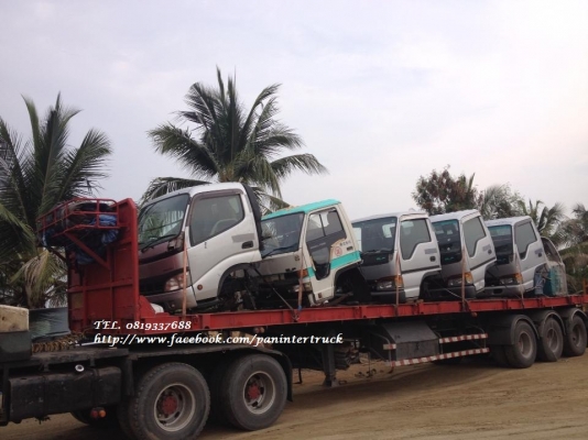 FROM JAPAN มาแล้วคะ^^หัวเก๋งรถบรรทุก 6 ล้อกลาง หัวกว้าง/รุ่นใหม่ยกหัวได้/อุปกรณ์ครบ/มีแหนบ/มีคัสซี/มีหลายหัวสวยๆให้เลือกคะ)