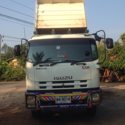 ขายรถสิบล้อ ISUZU DECA FVZ 300แรง ปี55 ดั้มสามมิตร รถสวยพร้อมใช้ ไมล์ วิ่งแสนกว่าโล