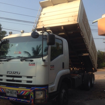 ขายรถสิบล้อ ISUZU DECA FVZ 300แรง ปี55 ดั้มสามมิตร รถสวยพร้อมใช้ ไมล์ วิ่งแสนกว่าโล
