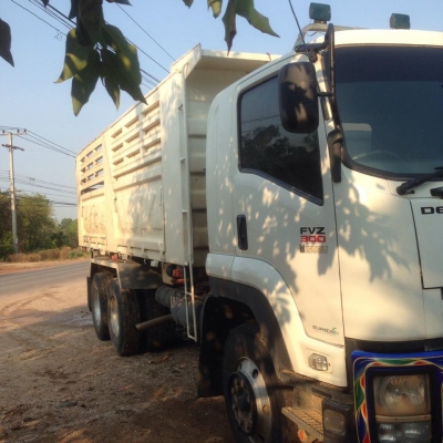 ขายรถสิบล้อ ISUZU DECA FVZ 300แรง ปี55 ดั้มสามมิตร รถสวยพร้อมใช้ ไมล์ วิ่งแสนกว่าโล