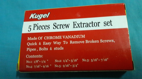 ขายชุดดอกถอนเกลียวซ้ายKUGEL งานใหม่