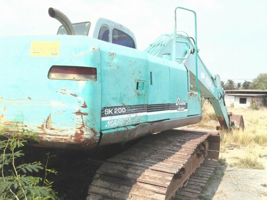 **1,xxx,000 บ.ต่อรอง/// แบคโฮ KOBELCO MARK-6 SK200 YN.07 เครื่อง/ปั้ม เดิม ไฟฟ้าครบ 12,xxx ชม. บูมอาร์มสวย เอวแน่น ช่วงล่าง75\% บอดี้เดิมๆ สีสันเดิม พร้อมใช้ เอกสารเล่มฯ **ขาย KOBELCO SK200 MARK 6 YN.07 แบคโฮ200 สภาพเดิมบาง ใช้งานน้อย เอกสารเล่มทะเบียน ครบ