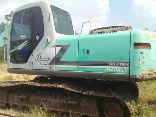 **1,xxx,000 บ.ต่อรอง/// แบคโฮ KOBELCO MARK-6 SK200 YN.07 เครื่อง/ปั้ม เดิม ไฟฟ้าครบ 12,xxx ชม. บูมอาร์มสวย เอวแน่น ช่วงล่าง75\% บอดี้เดิมๆ สีสันเดิม พร้อมใช้ เอกสารเล่มฯ **ขาย KOBELCO SK200 MARK 6 YN.07 แบคโฮ200 สภาพเดิมบาง ใช้งานน้อย เอกสารเล่มทะเบียน ครบ