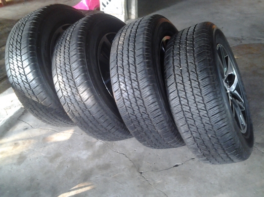 ล้อแม็ก TOYOTA FORTUNER 18 พร้อมยางถอดป้ายแดง