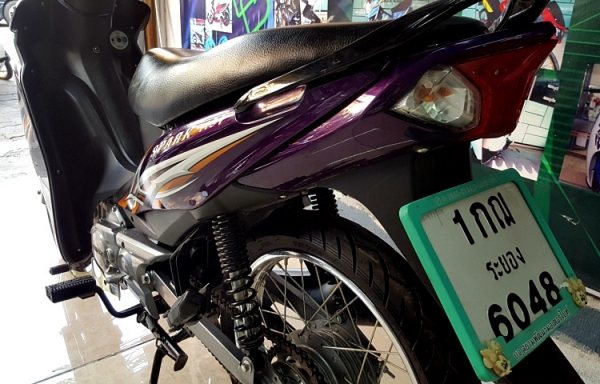 SPARK 115 i สีม่วง เครื่องยนต์ 115 ซีซี.ทนแกร่ง เทคโนโลยีหัวฉีด YEC_FI รถที่ประหยัดน้ำมันที่สุด แถม 3 รายการ 18900