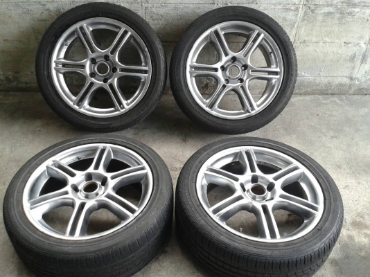 ขอบ17นิ้ว5รู114 พร้อมยาง สวยๆ 4 ล้อ ราคา 7500 บาท