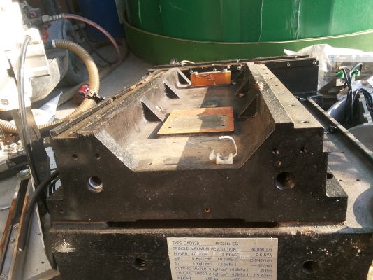 แท่นรางเหล็กหล่อถอดจากเครื่องจักรใช้ทำเครื่องกลึงได้ แข็งแรงได้ระดับ