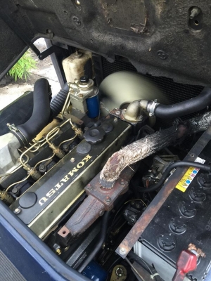 ขาย ฟอล์คลิฟต์ KOMATSU FD25-11  รถนอก ดีเซล  เสา 4 เมตร งาฮิ้งฟอล์ค  สภาพสวยพร้อมใช้งาน