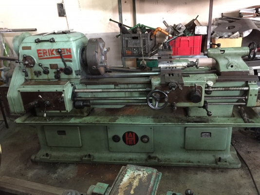 ขายเครื่องกลึง6ฟุตหนัก3เพลาเปิดคอม้าได้มีสามขาพร้อมใช้ราคาแจ๋วเลย