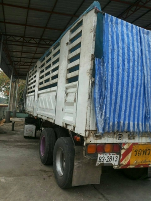 สิบล้อ ฮีโน่ 320ปี48 แม่+ลูก3คานกะบะสามมิตไม่ดั้ม สภาพดีสาวพร้อมใช้งาน ทะเบียนพร้อมโอน