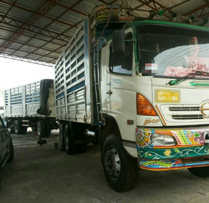 สิบล้อ ฮีโน่ 320ปี48 แม่+ลูก3คานกะบะสามมิตไม่ดั้ม สภาพดีสาวพร้อมใช้งาน ทะเบียนพร้อมโอน