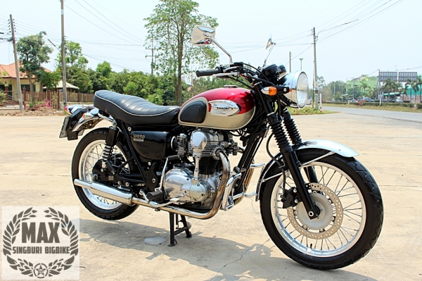 KAWASAKI W650 ปี2008 สภาพโครตนางฟ้า สวยใส เงาวิ่งๆ เครื่องแน่น แห้ง เงียบ สวยสมบูรณ์มากๆ พร้อมใช้