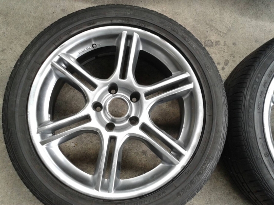 ขอบ17นิ้ว5รู114 พร้อมยาง สวยๆ 4 ล้อ ราคา 7500 บาท