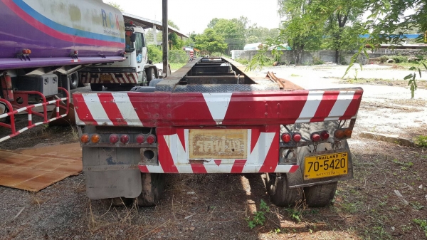 ขาย คัสซีหางเทนเลอร์ 3 เพลา ยาว 12 เมตร เอกสารเล่มทะเบียนครบ เดิมเป็นหางบรรทุกแทงค์น้ำมัน ราคาคุยกันได้ครับ