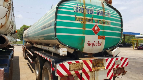 ขาย หัวลาก HINO เพลาเดียว เครื่อง EK100 260 แรงม้า ติดแก๊ส NGV 7 ถัง พร้อมหางแทงค์บรรทุกน้ำมัน 30,000 ลิตร 2 เพลา ยาว 10 เมตร เอกสารเล่มทะเบียนครบ