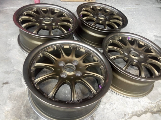 แม็กขอบ 15 ใส่รถ 4 รู 100 อีโค่คาร์ทุกรุ่น สภาพสวย