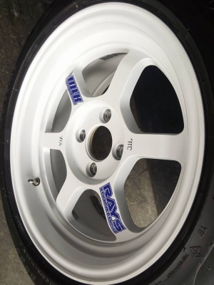 แม็กสวย ยางดี สภาพจบ ใส่กลับบ้านได้เลย TE37 ขอบ 15 กว้าง 7 แม็กสวย ยางดี สภาพจบ ใส่กลับบ้านได้เลย TE37 ขอบ 15 กว้าง 7