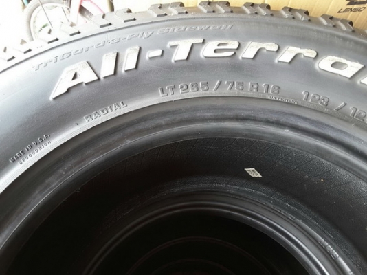 BF All USA. 265/75/16 ปลายปี12 สภาพสวยๆ 1ชุด