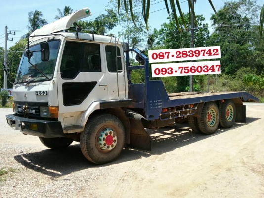ขายรถเทนเลอร์บรรทุกแบคโฮ 10 ล้อ 2 เพลา Mitsubishi