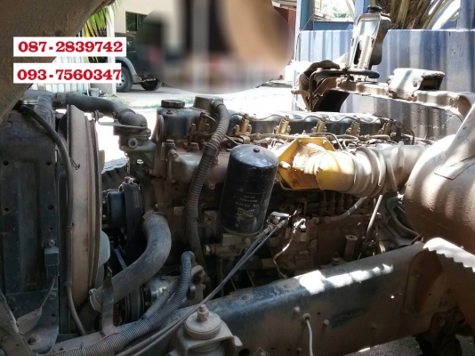 ขายรถเทนเลอร์บรรทุกแบคโฮ 10 ล้อ 2 เพลา Mitsubishi