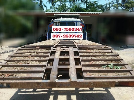 ขายรถเทนเลอร์บรรทุกแบคโฮ 10 ล้อ 2 เพลา Mitsubishi