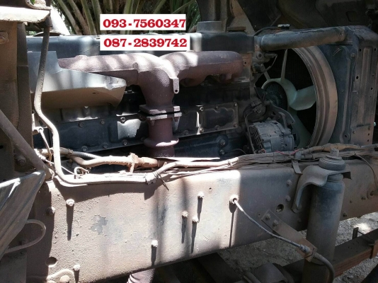 ขายรถเทนเลอร์บรรทุกแบคโฮ 10 ล้อ 2 เพลา Mitsubishi