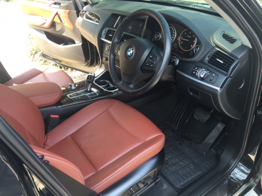 BMW X3 2.0D ปี 2012 สีดำ รถสวยเนียนสุดๆ BSI ยังเหลื่อ รถมือเดียวอุปกรณ์ครบ