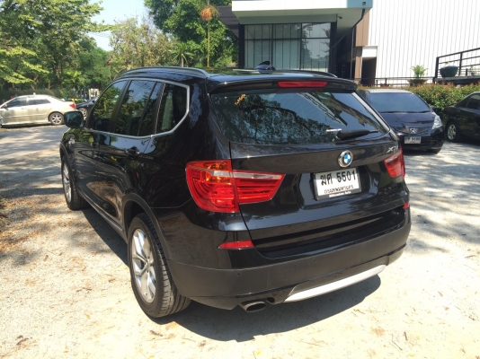 BMW X3 2.0D ปี 2012 สีดำ รถสวยเนียนสุดๆ BSI ยังเหลื่อ รถมือเดียวอุปกรณ์ครบ
