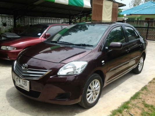 ขาย Toyota Vios 1.5 E สีแดง ปี 2011 (2554)