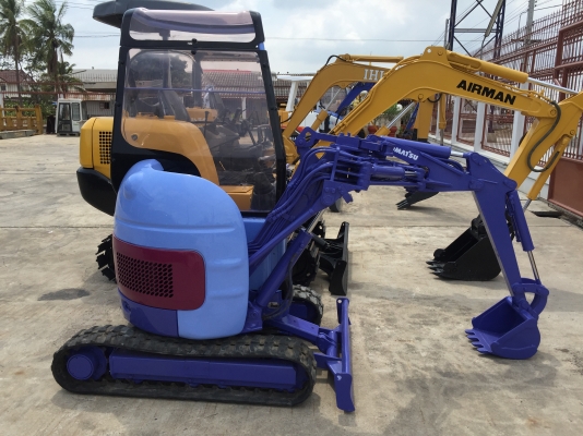 รถขุดขนาดเล็ก Komatsu PC08UU-1 มือสองนำเข้าจากญี่ปุ่น ทำสีใหม่