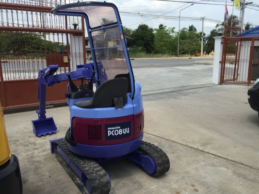 รถขุดขนาดเล็ก Komatsu PC08UU-1 มือสองนำเข้าจากญี่ปุ่น ทำสีใหม่
