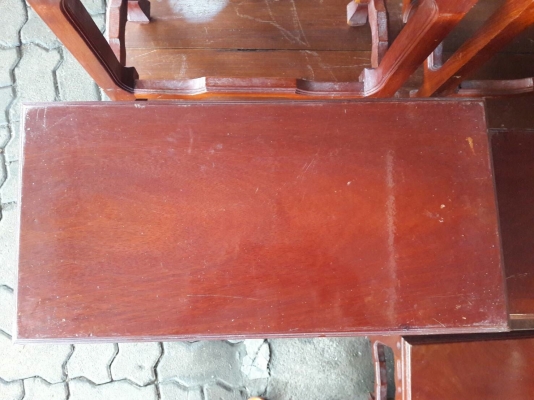 โต๊ะหมู่บูชา ไม้เนื้อแข็ง ชุด ๑๑ ตัว โต๊ะหมู่บูชา ไม้เนื้อแข็ง ชุด ๑๑ ตัว