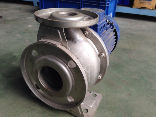 ขายปั้มน้ำหอยโข่งหัวปั้มสแตนเลส Ebara 2HP. 380V ขนาดเข้า 2.5นิ้ว ออก 1.5นิ้ว สภาพดีเดิมๆทำสีใหม่ วิ่งนิ่ม พร้อมใช้งาน